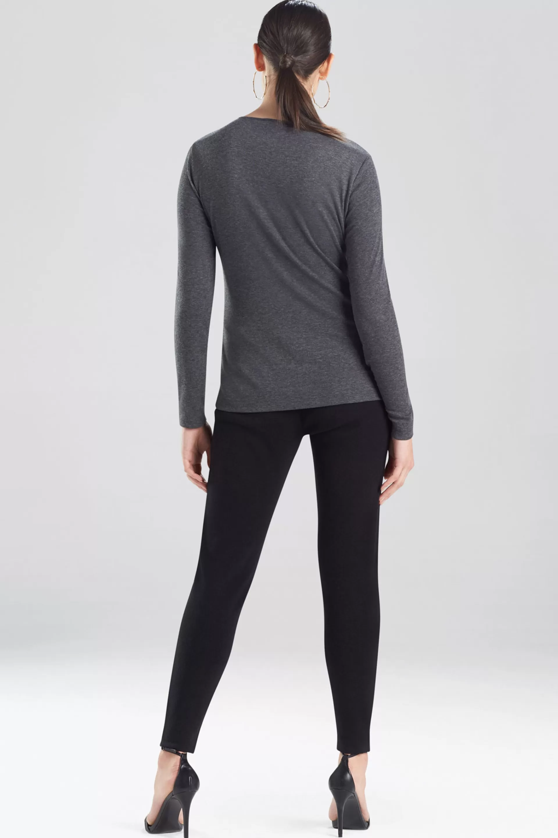 Natori Pajama Tops | Essentials<Layering Long Sleeve Top