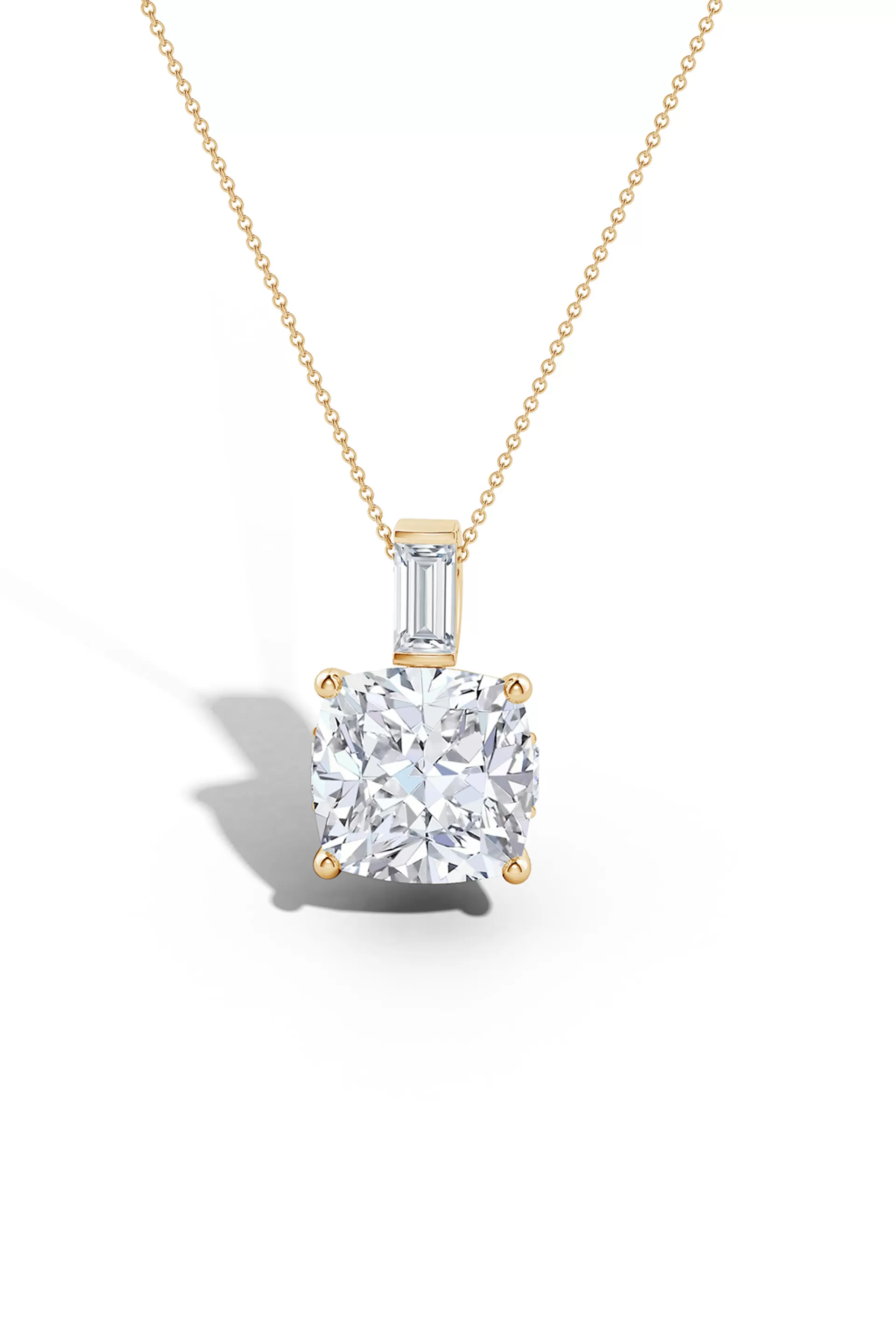 Natori Necklaces | Orient Express<Orient Express Lab-Grown 14K Gold & Cushion Diamond Pendant Necklace