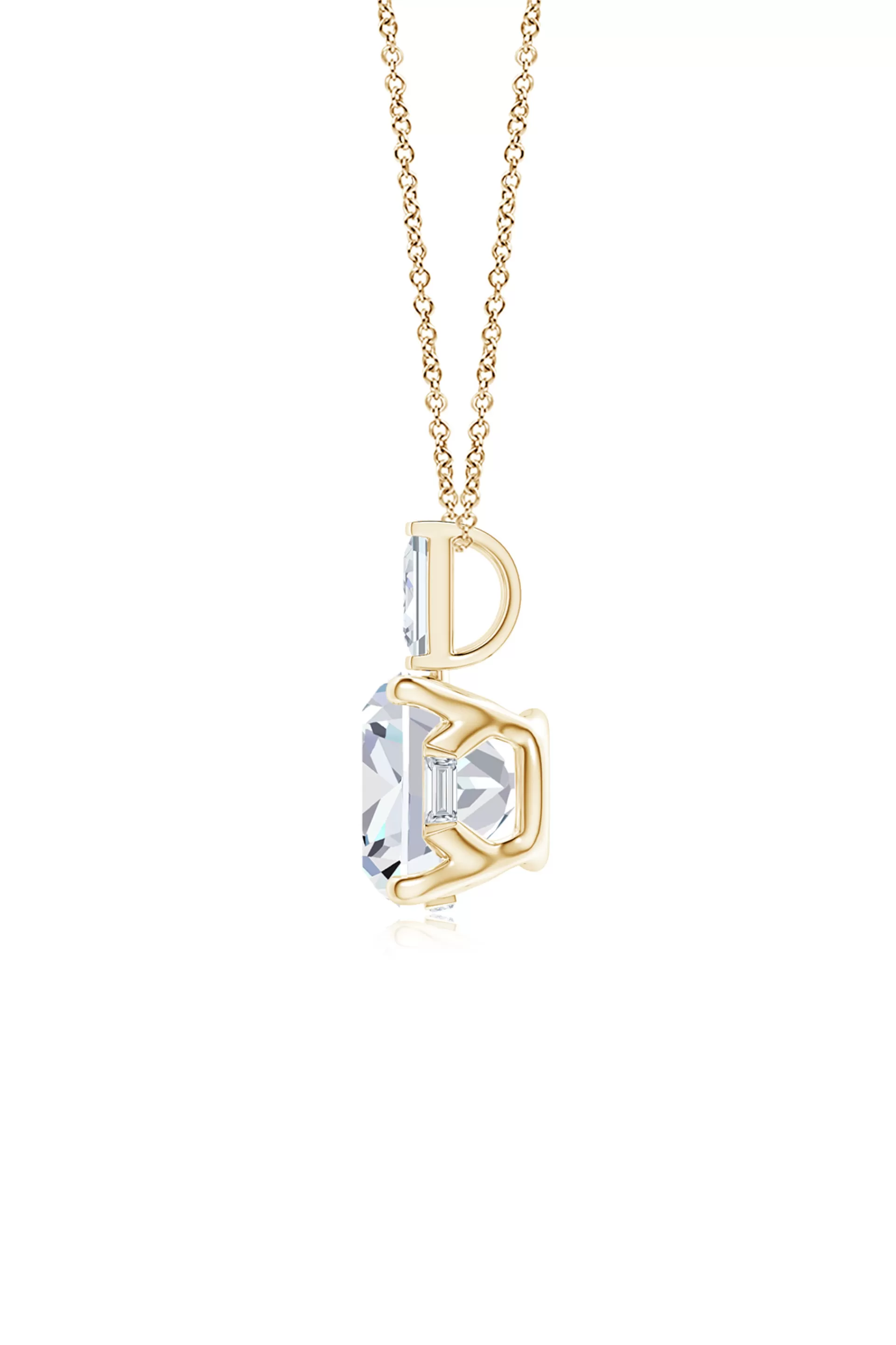 Natori Necklaces | Orient Express<Orient Express Lab-Grown 14K Gold & Cushion Diamond Pendant Necklace