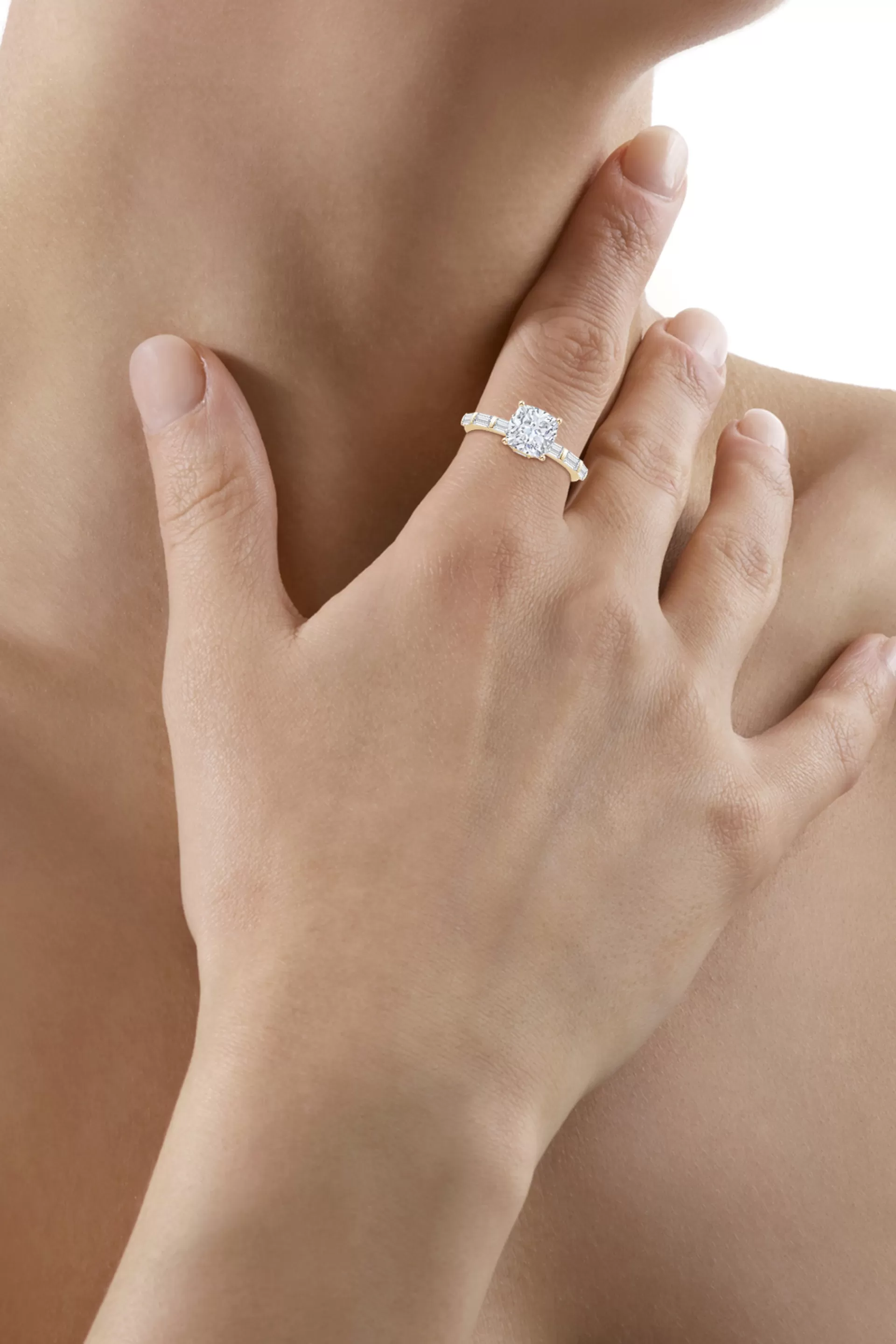 Natori Rings | Orient Express<Orient Express Lab-Grown 14K Gold & Cushion Diamond Solitaire Ring