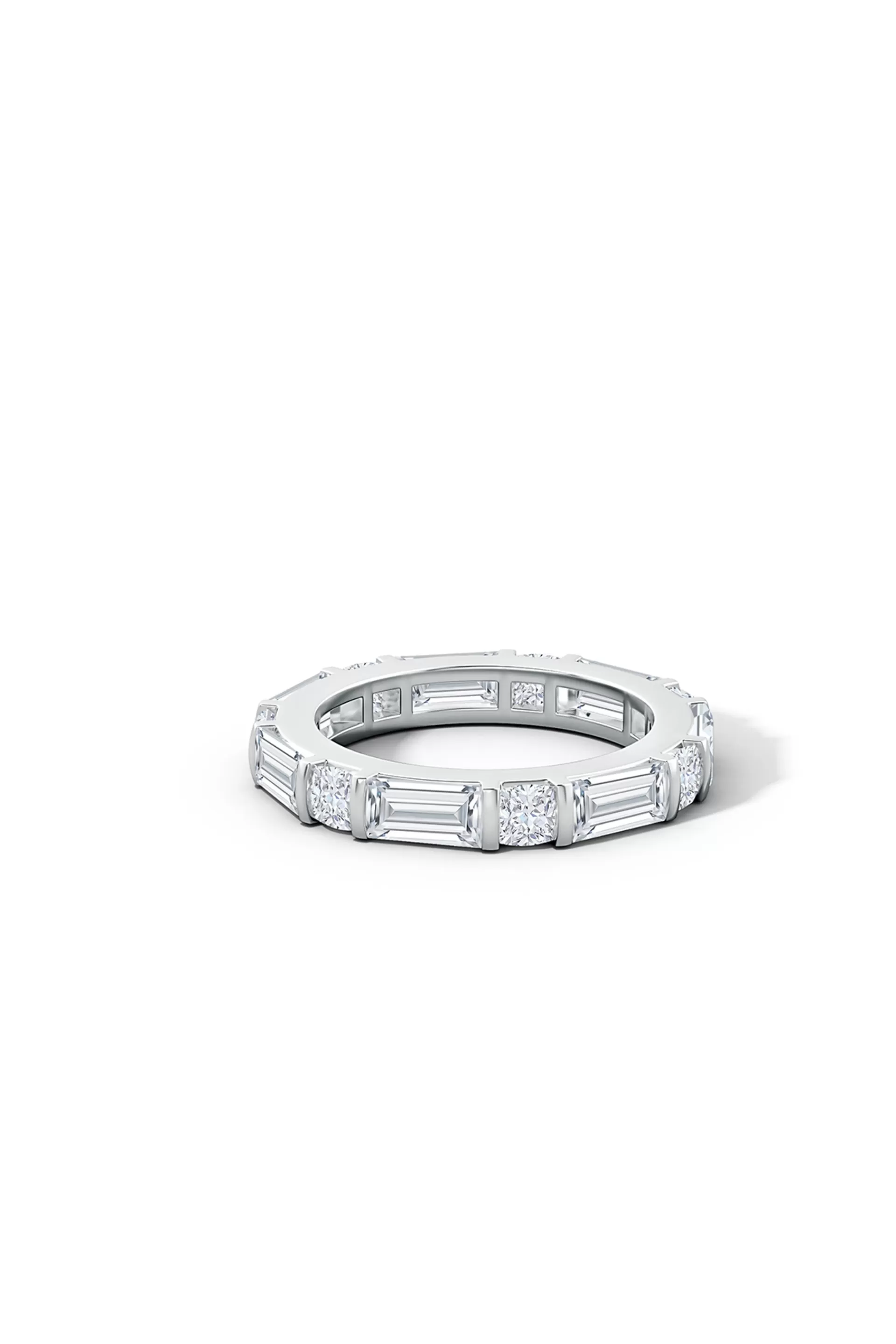 Natori Rings | Orient Express<Orient Express Lab-Grown 14K Gold Baguette & Cushion Diamond Eternity Band