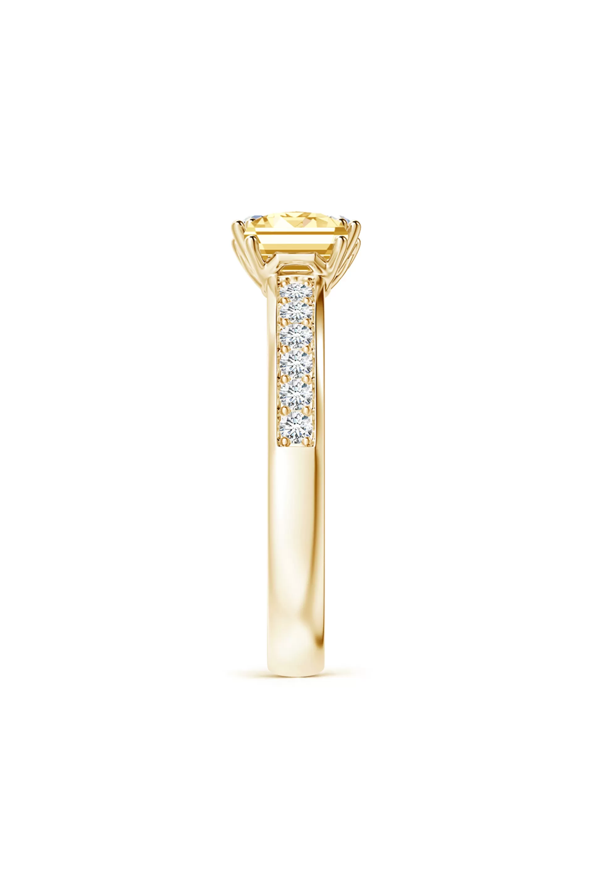 Natori Rings | Orient Express<Orient Express Lab-Grown 14K Gold With White & Yellow Diamond Two Stone Ring