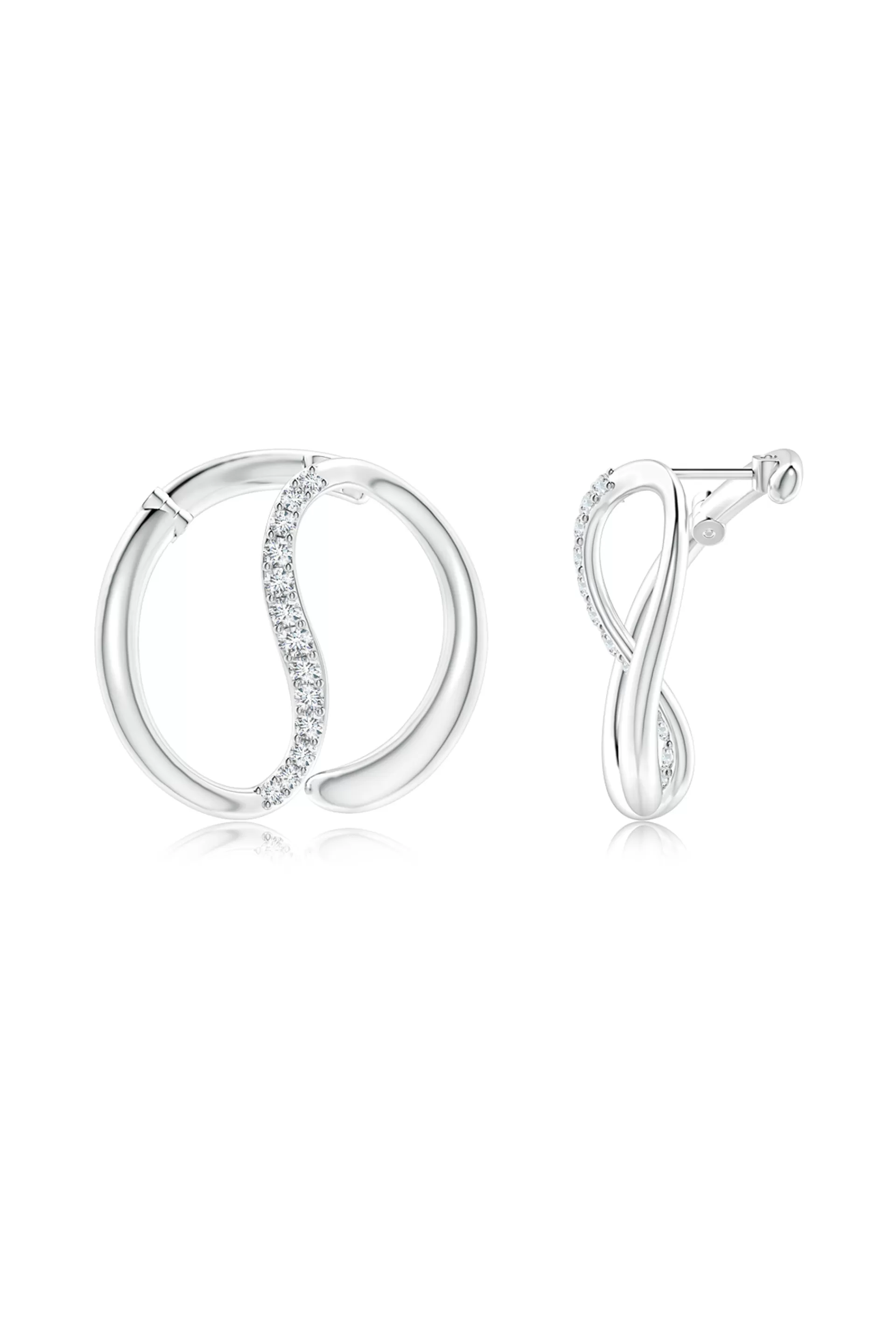 Natori Earrings | Shangri-La<Shangri-La Yin-Yang 14K Gold And Diamond Large Button Stud Earrings
